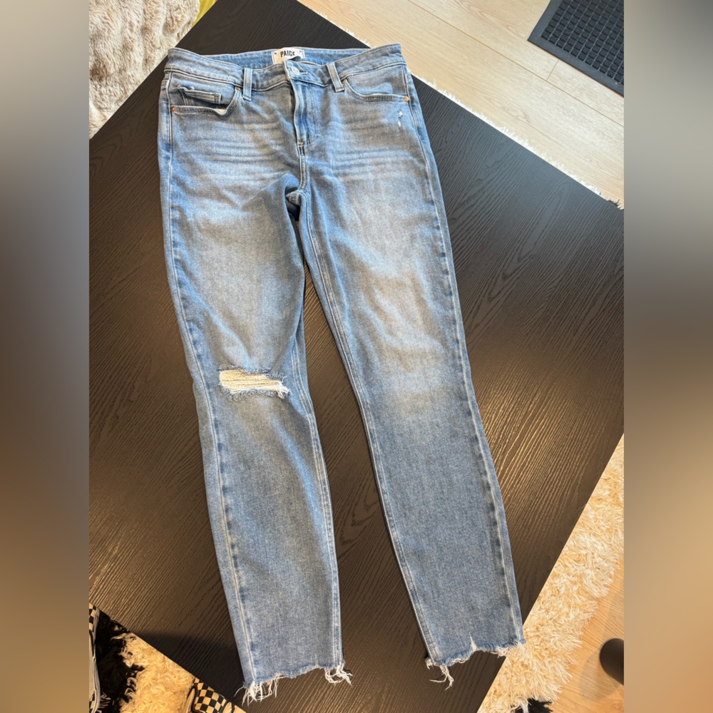 PAIGE Verdugo Ankle Jeans Size 29-Distressed Raw Hem